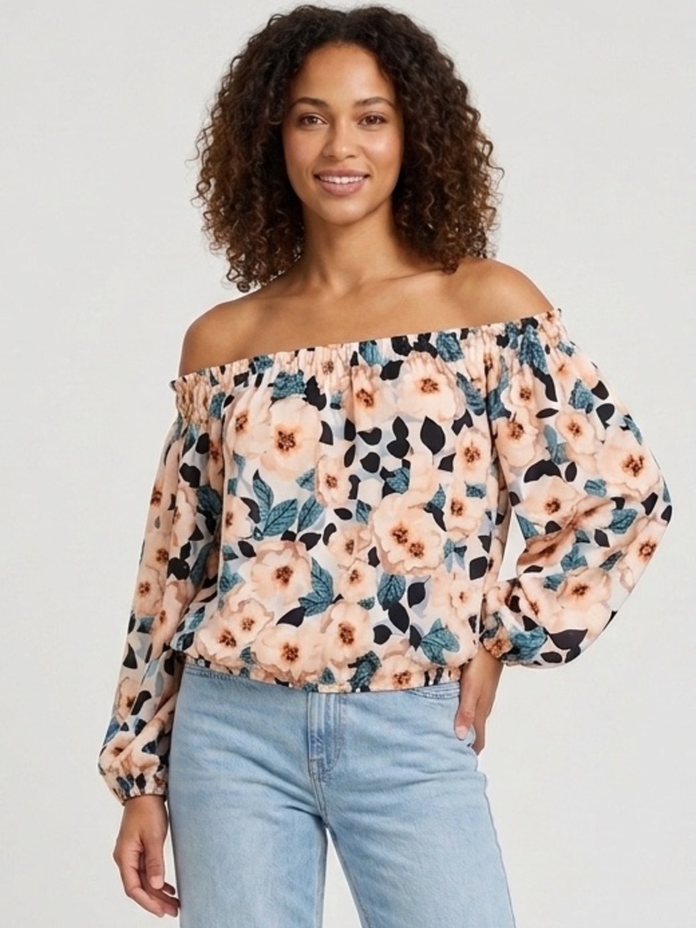Philosophy Floral Off The Shoulder Top